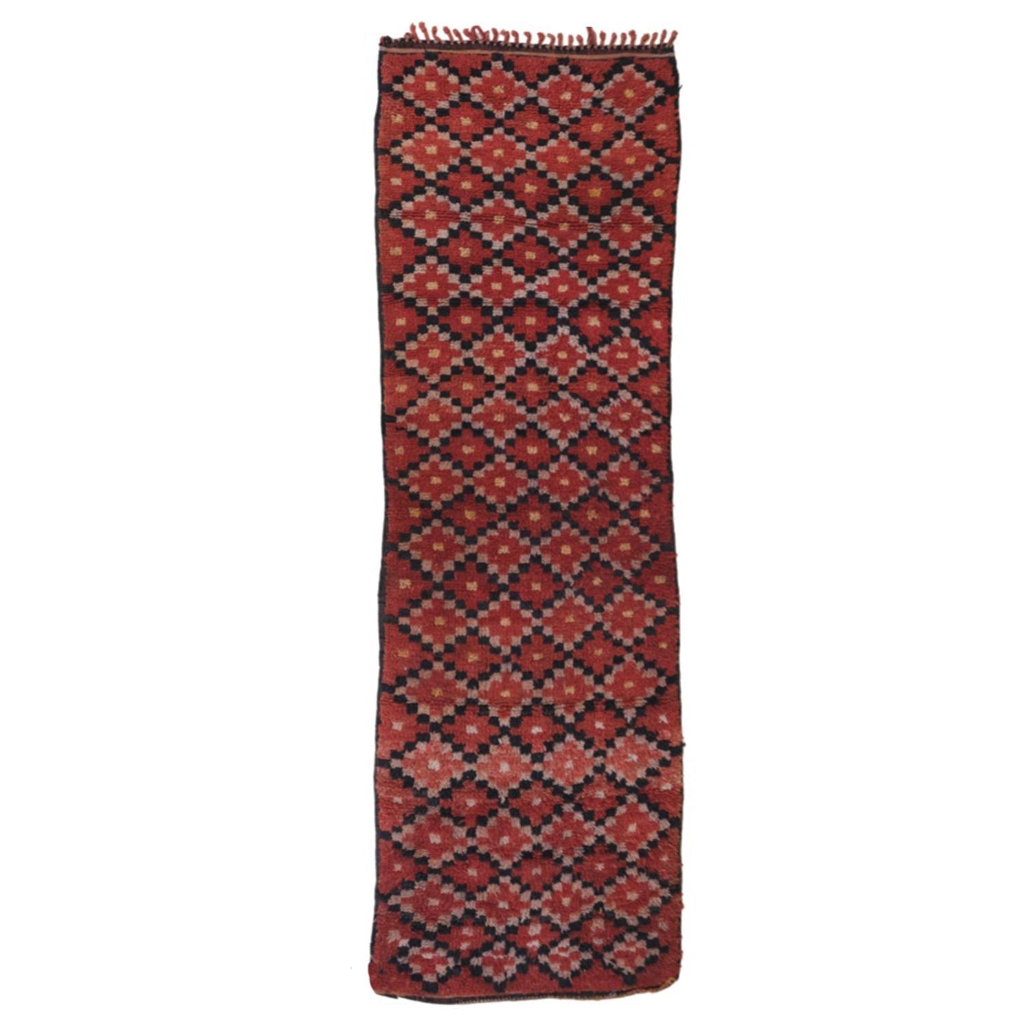 AFK Living vloerkleed Berber - handgemaakt - Wol - 92 x 282 cm