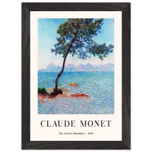 Artfulprints Poster met Lijst Claude Monet – The Esterel Mountains – A