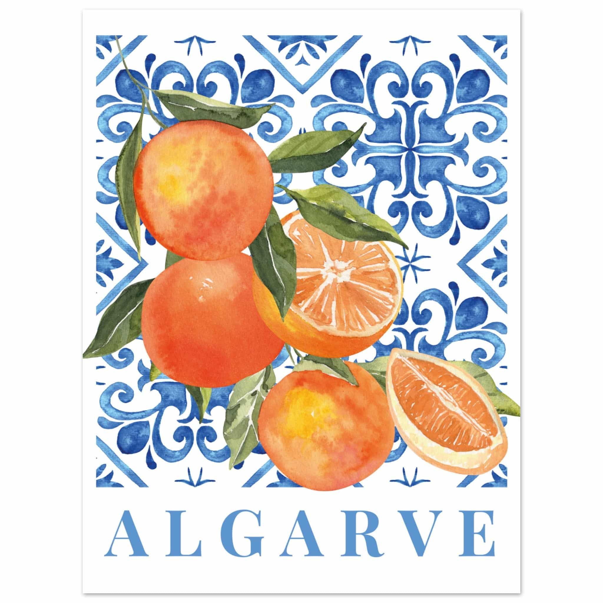 Artfulprints Poster Fruits - Oranges in the Algarve - 30x40 cm - Meerk
