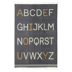 AFK Living vloerkleed Alphabet – voor kinderen – Katoen – 100 x 140 cm AFK Living vloerkleed Alphabet – voor kinderen – Katoen – 100 x 140 cm