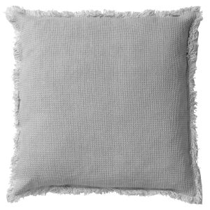 BURTO – Kussenhoes 45×45 cm – gewassen katoen – Micro Chip – lichtgrij BURTO – Kussenhoes 45×45 cm – gewassen katoen – Micro Chip – lichtgrij