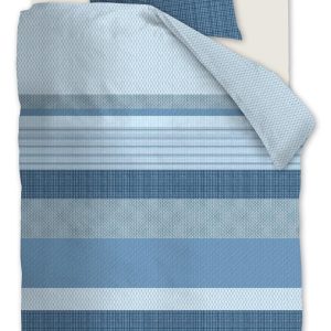 Beddinghouse dekbedovertrek Hidde – 140×200/220 cm – blauw Beddinghouse dekbedovertrek Hidde – 140×200/220 cm – blauw