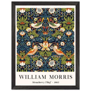 Artfulprints Poster met Lijst William Morris – Strawberry thief – 30×4 Artfulprints Poster met Lijst William Morris – Strawberry thief – 30×4