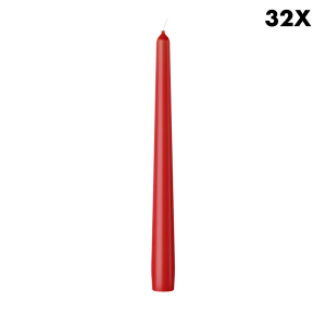 Bolsius gladde dinerkaarsen – rood – 24,5 cm Bolsius gladde dinerkaarsen – rood – 24,5 cm