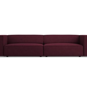 Cosmopolitan Design Bank Arendal 4-zits, chenille met ribbeleffect, ro Cosmopolitan Design Bank Arendal 4-zits, chenille met ribbeleffect, ro
