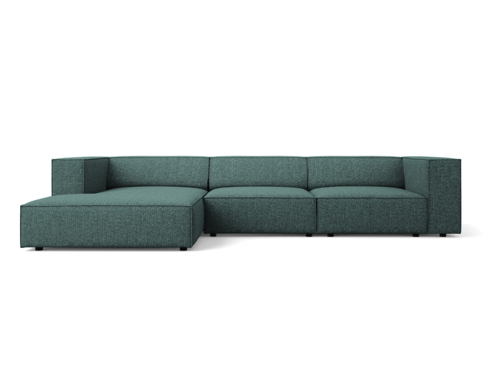 Cosmopolitan Design linker hoekbank Arendal 4-zits, chenille, olie - 1