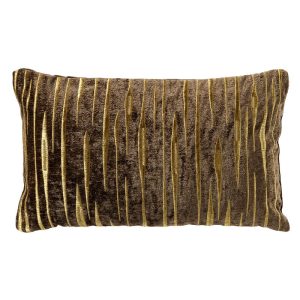 CONNOR – sierkussen 30×50 cm – met subtiel goud accent – Shitake – bru CONNOR – sierkussen 30×50 cm – met subtiel goud accent – Shitake – bru