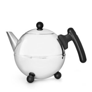 Bredemeijer – Theepot Bella Ronde 0,75L zwart besl.