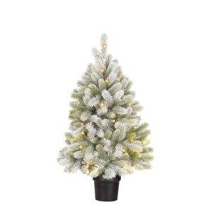 Black Box Trees Nagoya Kunstkerstboom in Pot met LED Verlichting en Ti Black Box Trees Nagoya Kunstkerstboom in Pot met LED Verlichting en Ti