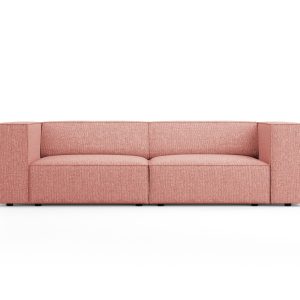 Cosmopolitan Design Bank Arendal 3-zits, chenille, roze – 102x204x70cm Cosmopolitan Design Bank Arendal 3-zits, chenille, roze – 102x204x70cm