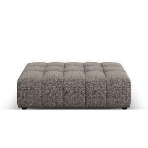 Cosmopolitan Design Poef Chicago chenille grijs – 84x102x42cm Cosmopolitan Design Poef Chicago chenille grijs – 84x102x42cm