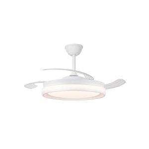 CristalRecord plafondventilator Brisa – 3 lichts – 106 x 44 cm – wit CristalRecord plafondventilator Brisa – 3 lichts – 106 x 44 cm – wit
