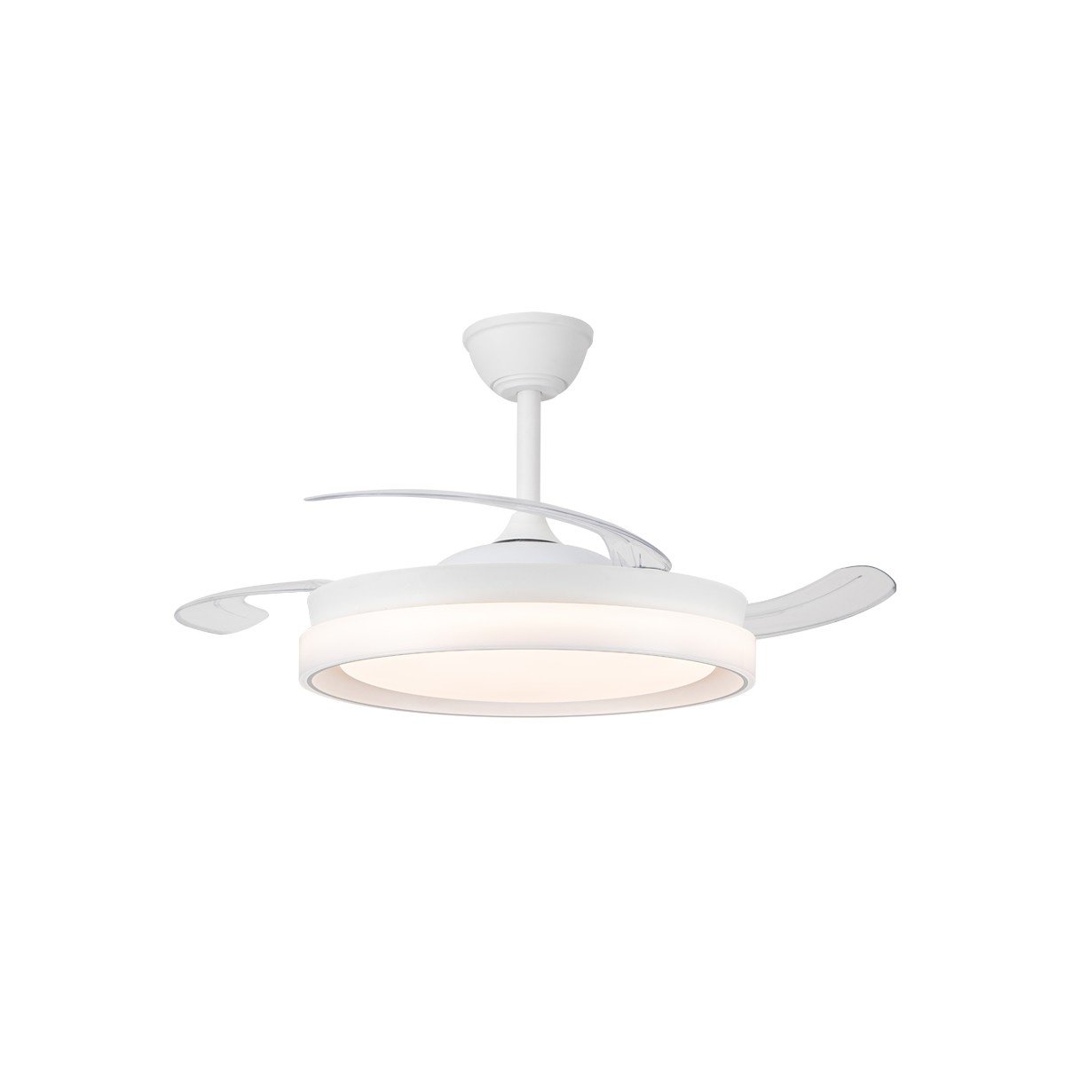CristalRecord plafondventilator Brisa - 3 lichts - 106 x 44 cm - wit