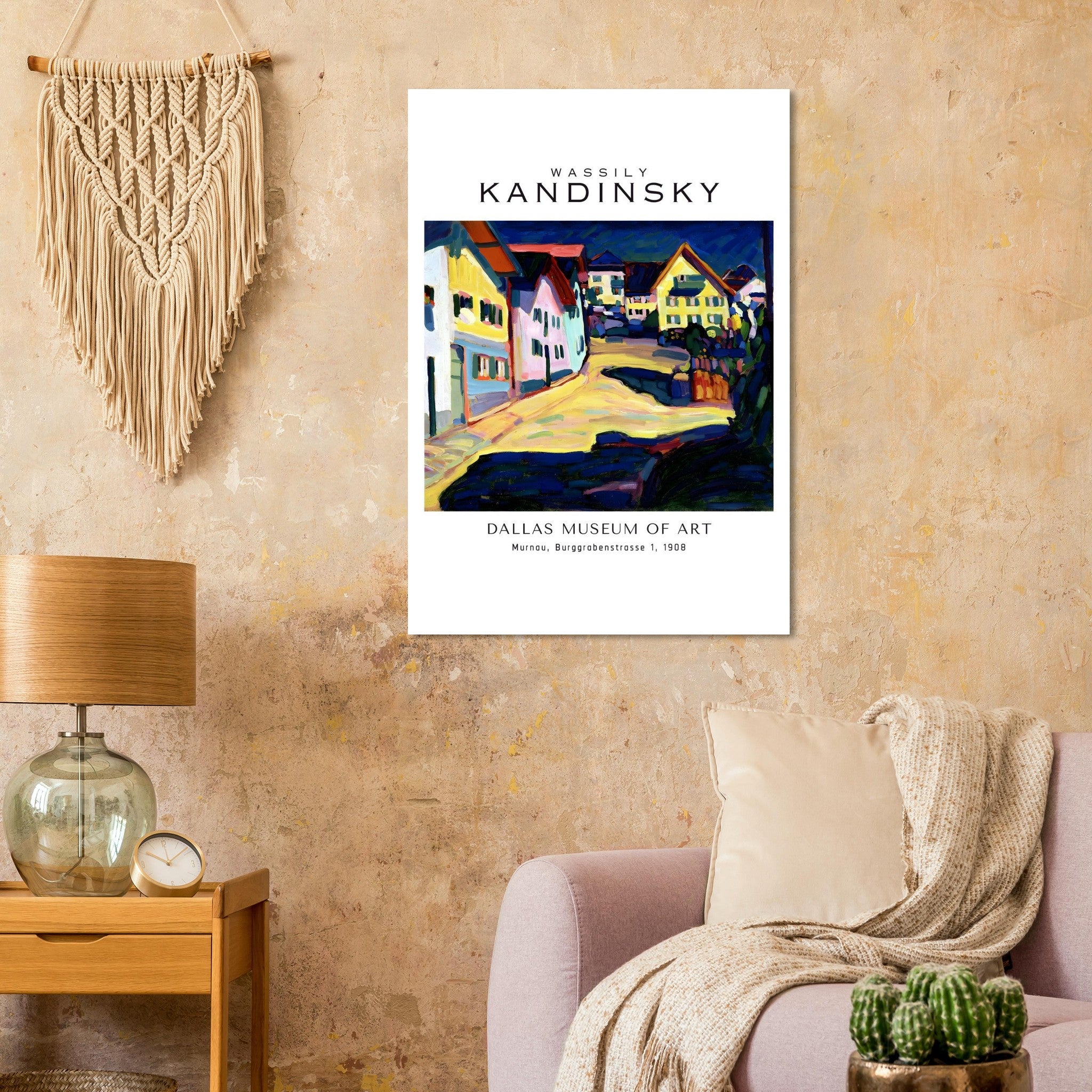 Artfulprints Wassily Kandinsky - Murnau Burggrabenstrasse 1 poster 70x