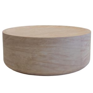 DÉJA Living Salontafel Dale – Rond Travertin – 90x90x35cm