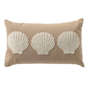 MERLIJN – sierkussen 30×50 cm – schelpen – Irish Cream – beige MERLIJN – sierkussen 30×50 cm – schelpen – Irish Cream – beige