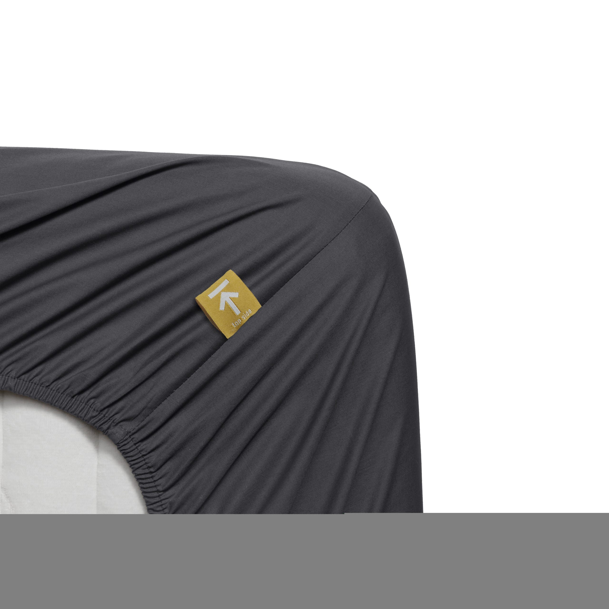 Beddinghouse - Percale Katoen - Topper Hoeslaken - 90x220 cm - Antraci