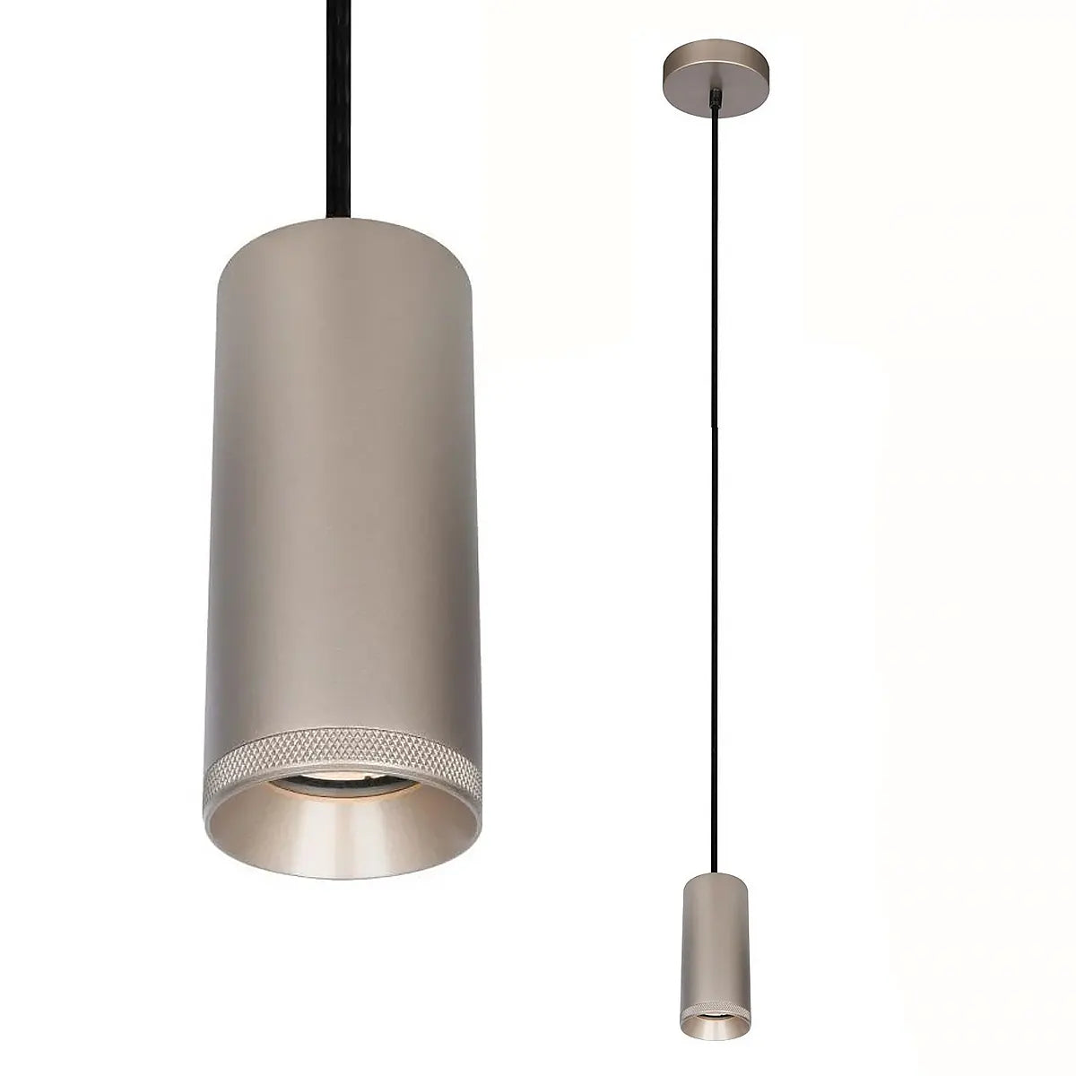 Artdelight hanglamp Milano - 1 lichts - 6.6 x 150 cm - champagne