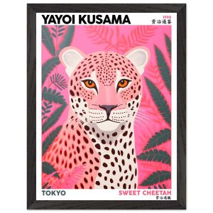 Artfulprints Poster met Lijst Yayoi Kusama – Sweet cheetah – 30×40 cm Artfulprints Poster met Lijst Yayoi Kusama – Sweet cheetah – 30×40 cm
