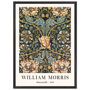 Artfulprints Poster met Lijst William Morris – Honeysuckle 1876 – 50×7 Artfulprints Poster met Lijst William Morris – Honeysuckle 1876 – 50×7