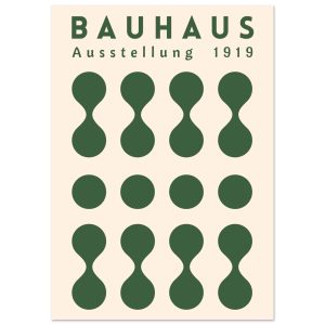 Artfulprints Poster Bauhaus – Ausstellung green – A4 21×29.7 cm – Donk Artfulprints Poster Bauhaus – Ausstellung green – A4 21×29.7 cm – Donk