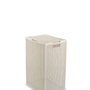 Curver Kaya Wasmand met deksel – 60L – Wit Curver Kaya Wasmand met deksel – 60L – Wit