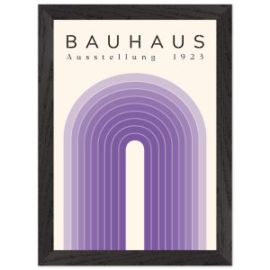 Artfulprints Poster met Lijst Bauhaus – Purple rainbow – A4 21×29.7 cm Artfulprints Poster met Lijst Bauhaus – Purple rainbow – A4 21×29.7 cm