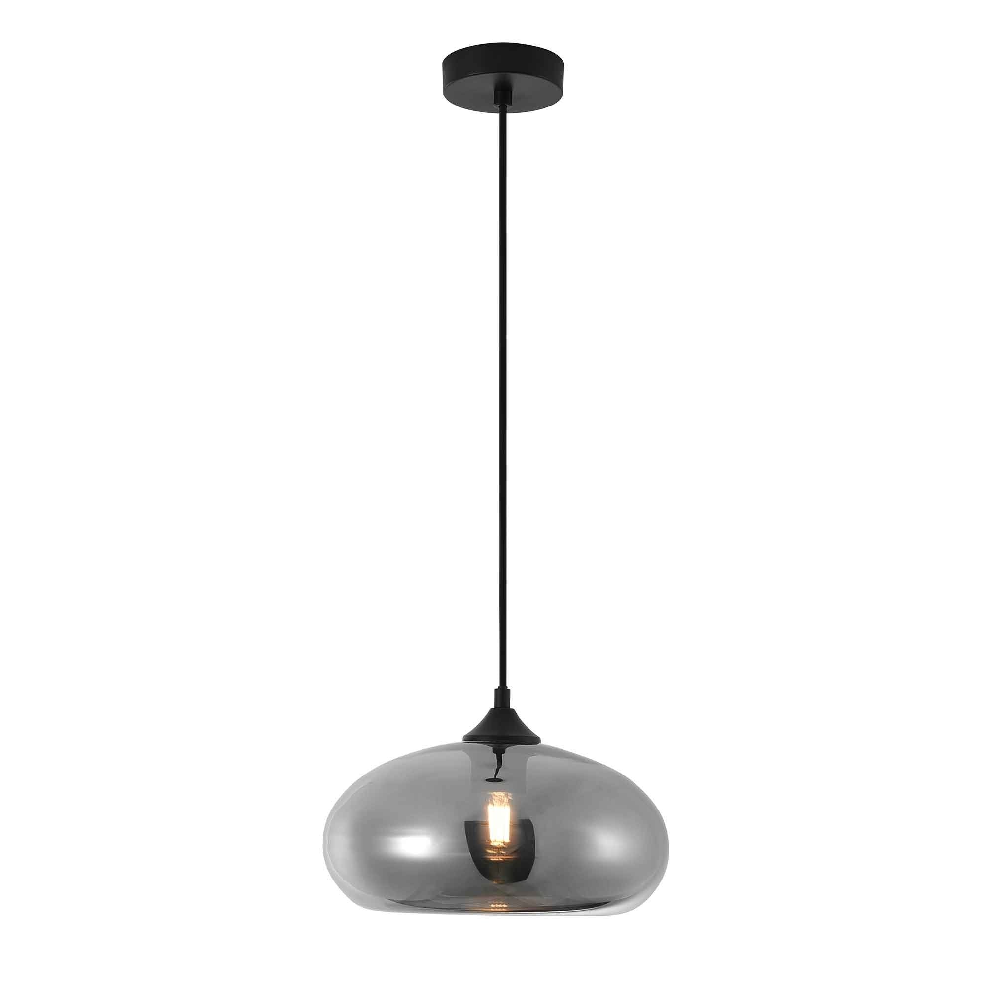 Artdelight hanglamp Paradise - 1 lichts - 28 x 172 cm - zwart