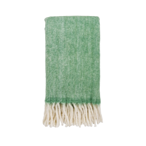 Artichok Petra Wollen Plaid Met Franjes Groen – 170 x 130 cm Artichok Petra Wollen Plaid Met Franjes Groen – 170 x 130 cm