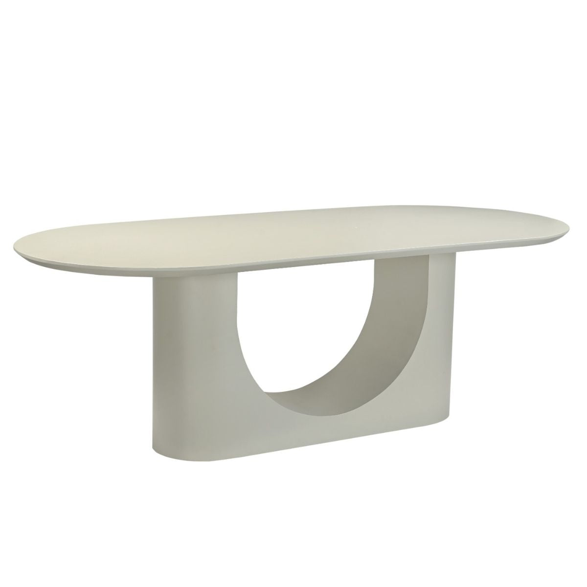 DÉJA Living Eettafel Motala - Ovaal Beige - 220x100x76cm