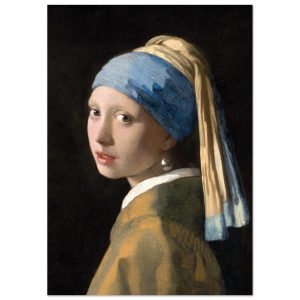 Artfulprints Poster Johannes Vermeer – Meisje met de parel – A4 21×29. Artfulprints Poster Johannes Vermeer – Meisje met de parel – A4 21×29.