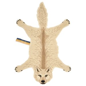 Doing Goods Woozy Wolf Vloerkleed – Klein 99 x 69 x 2cm – 100% wol Doing Goods Woozy Wolf Vloerkleed – Klein 99 x 69 x 2cm – 100% wol