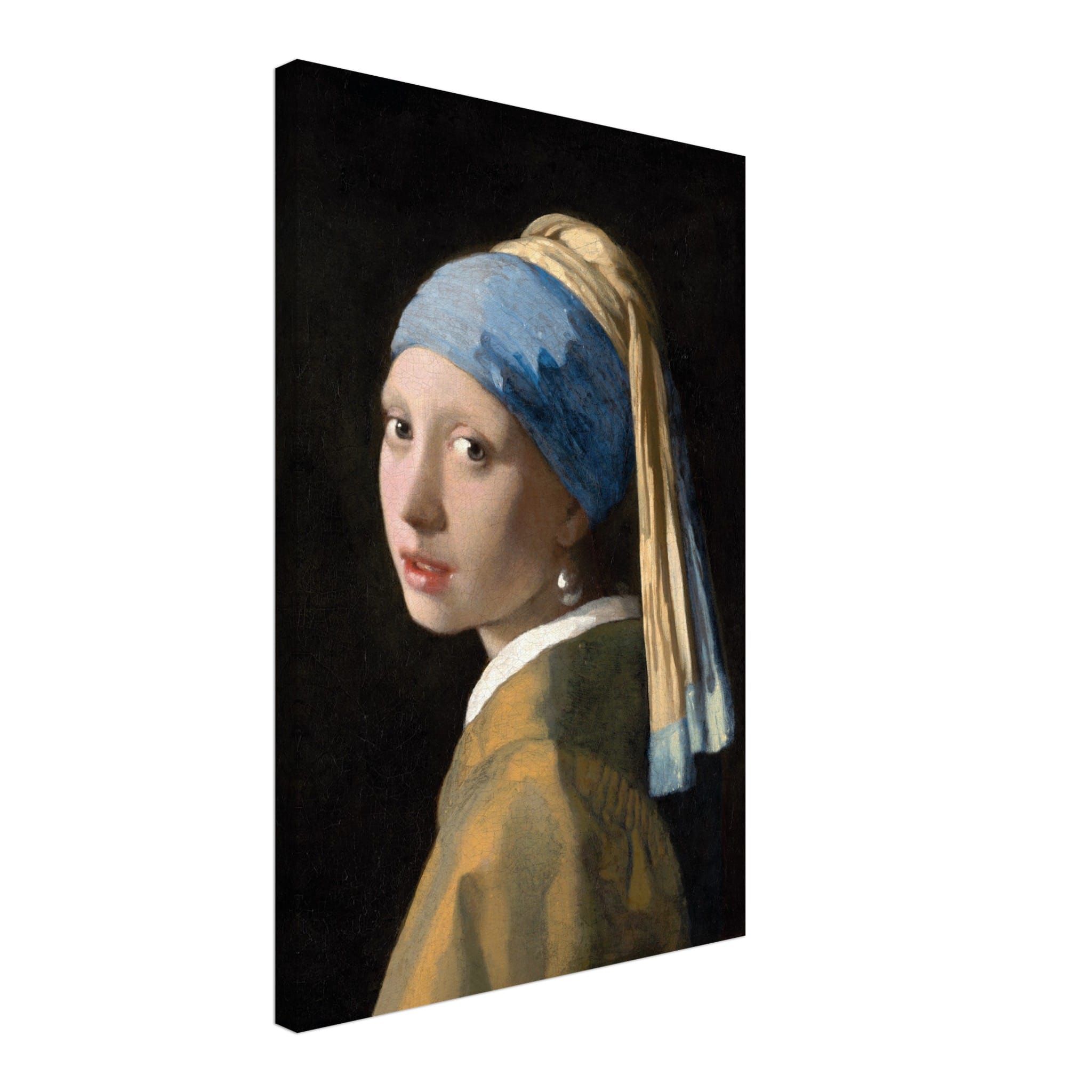 Artfulprints Canvas Johannes Vermeer – Meisje met de parel canvas - 40