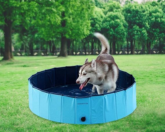 AquaPETS – Stevig en compact hondenzwembad