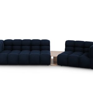 Cosmopolitan Design Rechte modulaire bank Sky 3-zits, flueel, koningsb Cosmopolitan Design Rechte modulaire bank Sky 3-zits, flueel, koningsb