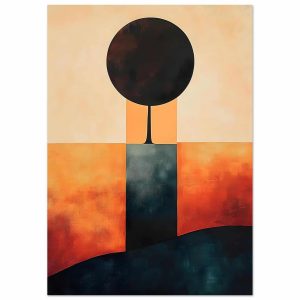 Artfulprints Poster Boho – Graphic dusk – A4 21×29.7 cm – Oranje Artfulprints Poster Boho – Graphic dusk – A4 21×29.7 cm – Oranje