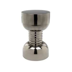 Bold Monkey Gonna Make You Sweat Bijzettafel Rond 29 cm Metaal Zilver Bold Monkey Gonna Make You Sweat Bijzettafel Rond 29 cm Metaal Zilver