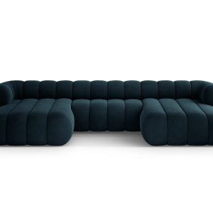 Cosmopolitan Design Panoramische bank Koge 6-zits, flueel diepe olie – Cosmopolitan Design Panoramische bank Koge 6-zits, flueel diepe olie –