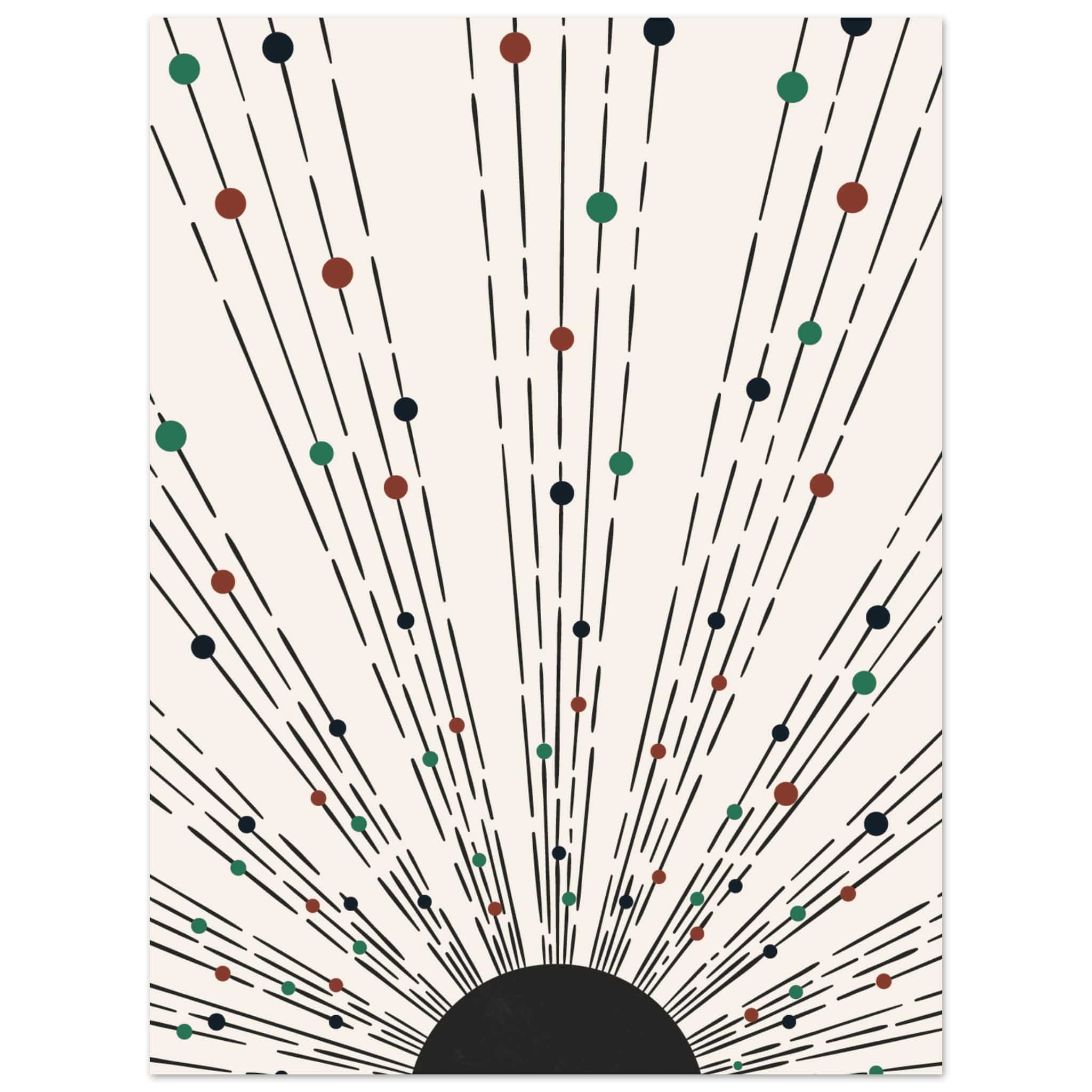 Artfulprints Poster Boho wall art - Boho arches II - 30x40 cm - Meerkl
