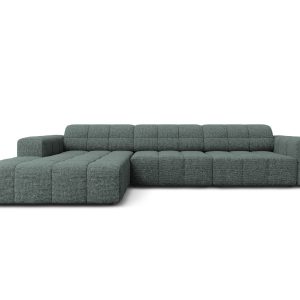 Cosmopolitan Design linker hoekbank Chicago 4-zits, chenille olie – 16
