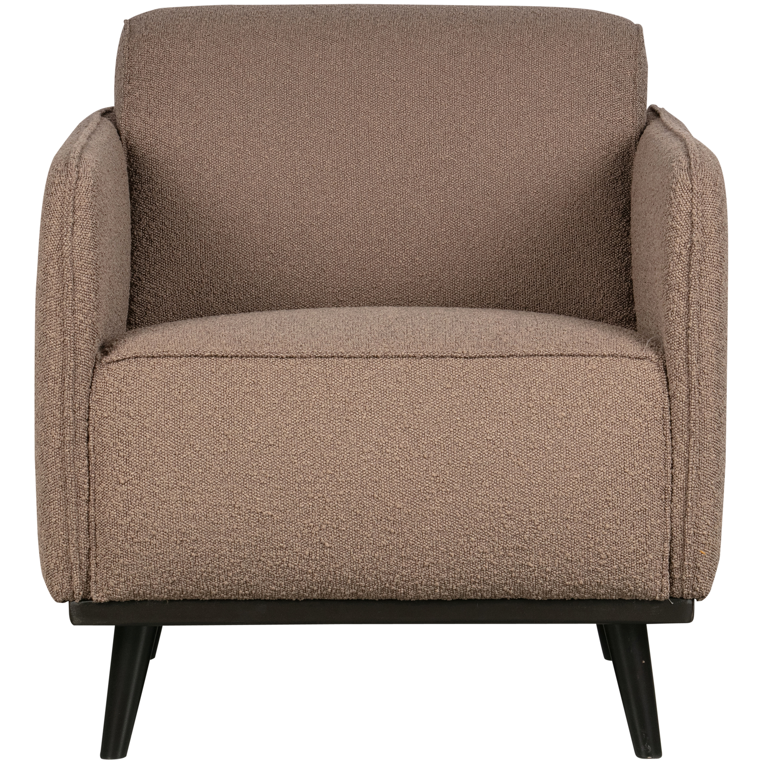 WOOOD fauteuil met arm Statement - Polyester - Nougat - 77x72x93