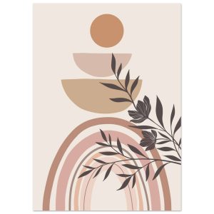 Artfulprints Poster Boho – Harmony curve – 50×70 cm – beige Artfulprints Poster Boho – Harmony curve – 50×70 cm – beige