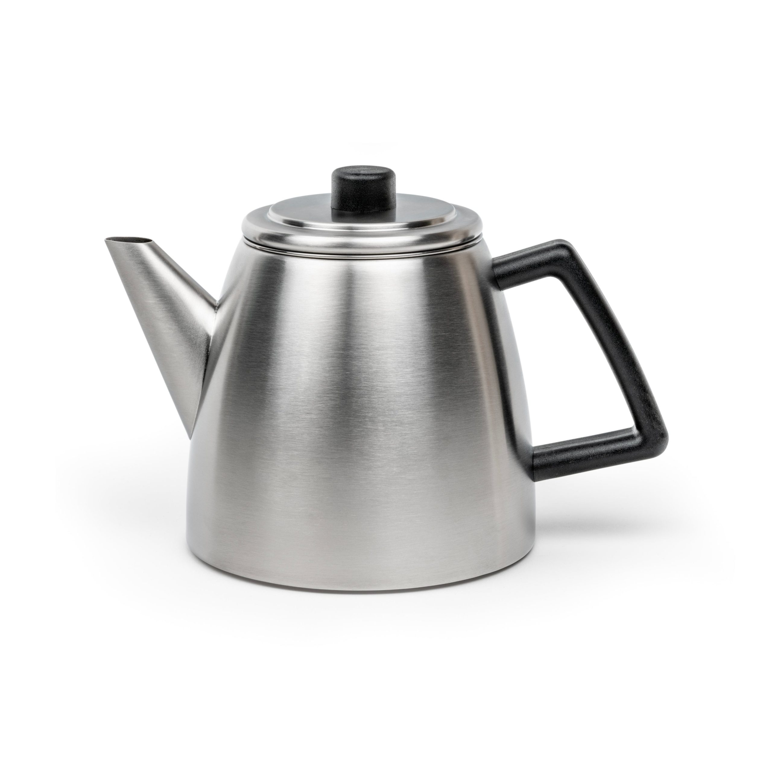 Bredemeijer - Dubbelwandige theepot Odense - 1,1 liter - Mat staal - M