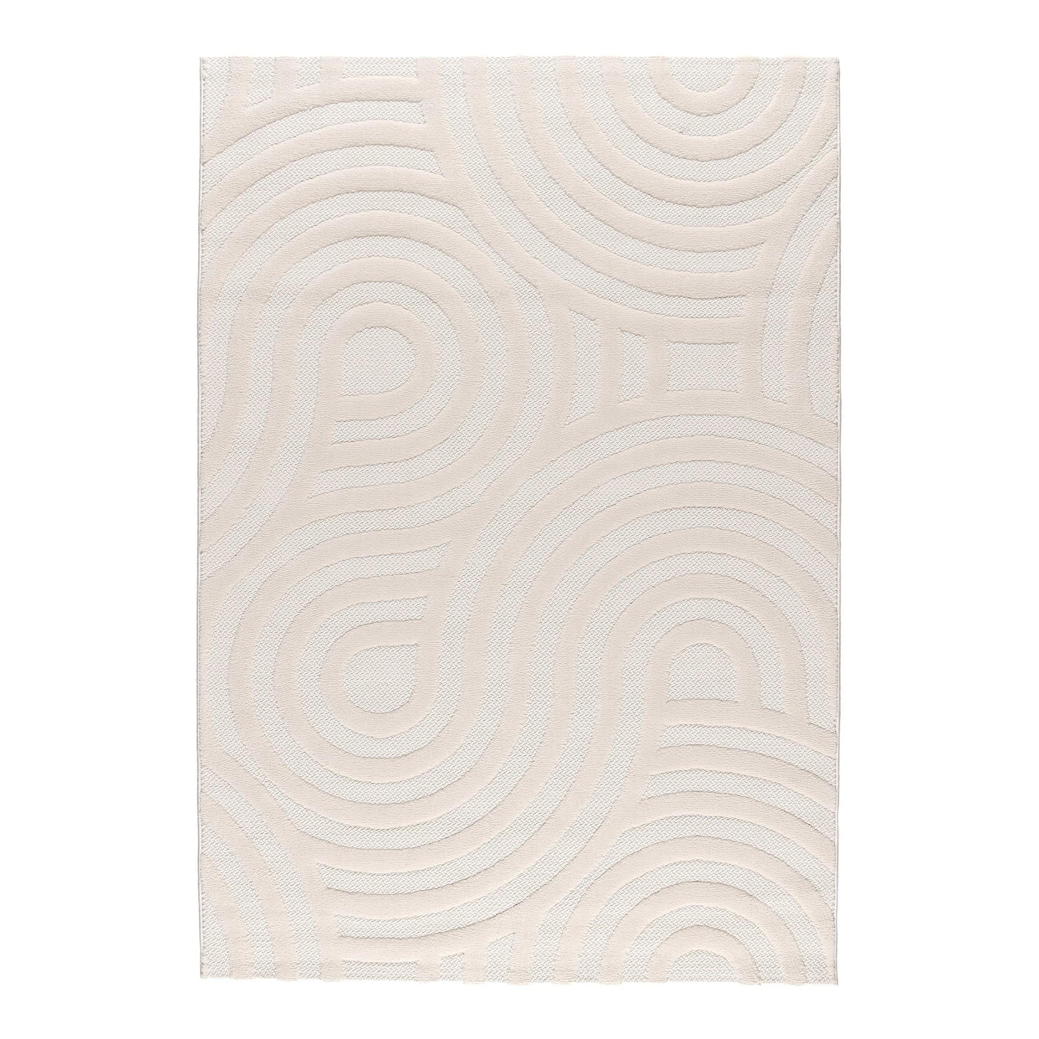 AFK Living vloerkleed Trianon - reliëfeffect - beige - 200 x 290 cm
