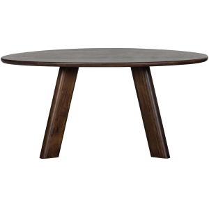 WOOOD eetkamertafel Roundly – Mangohout – Walnoot – 76x160x110