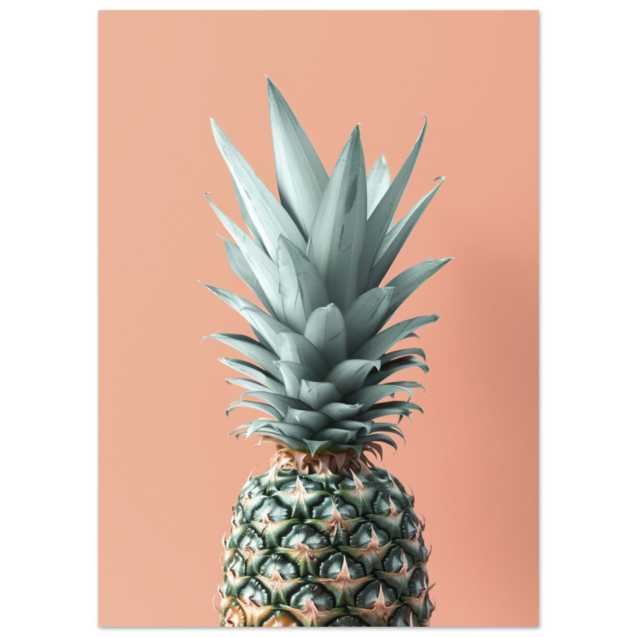 Artfulprints Fruits - The pineapple portrait poster 50x70 cm