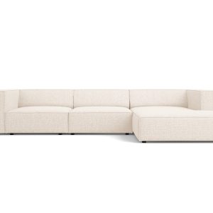 Cosmopolitan Design rechter hoekbank Arendal 4-zits, chenille, lichtbe Cosmopolitan Design rechter hoekbank Arendal 4-zits, chenille, lichtbe