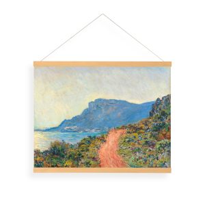 Art for the Home Hangende Poster Linnen – Zuidelijk Landschap Monet Th