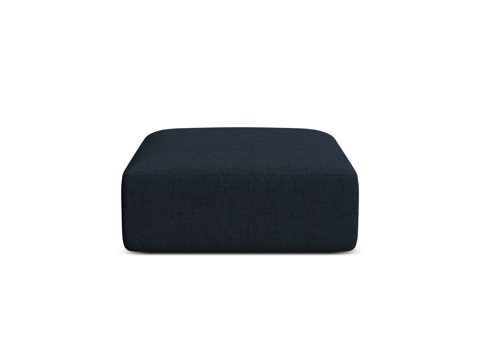 Cosmopolitan Design Poef Campi structurele stof koningsblauw - 90x90x4