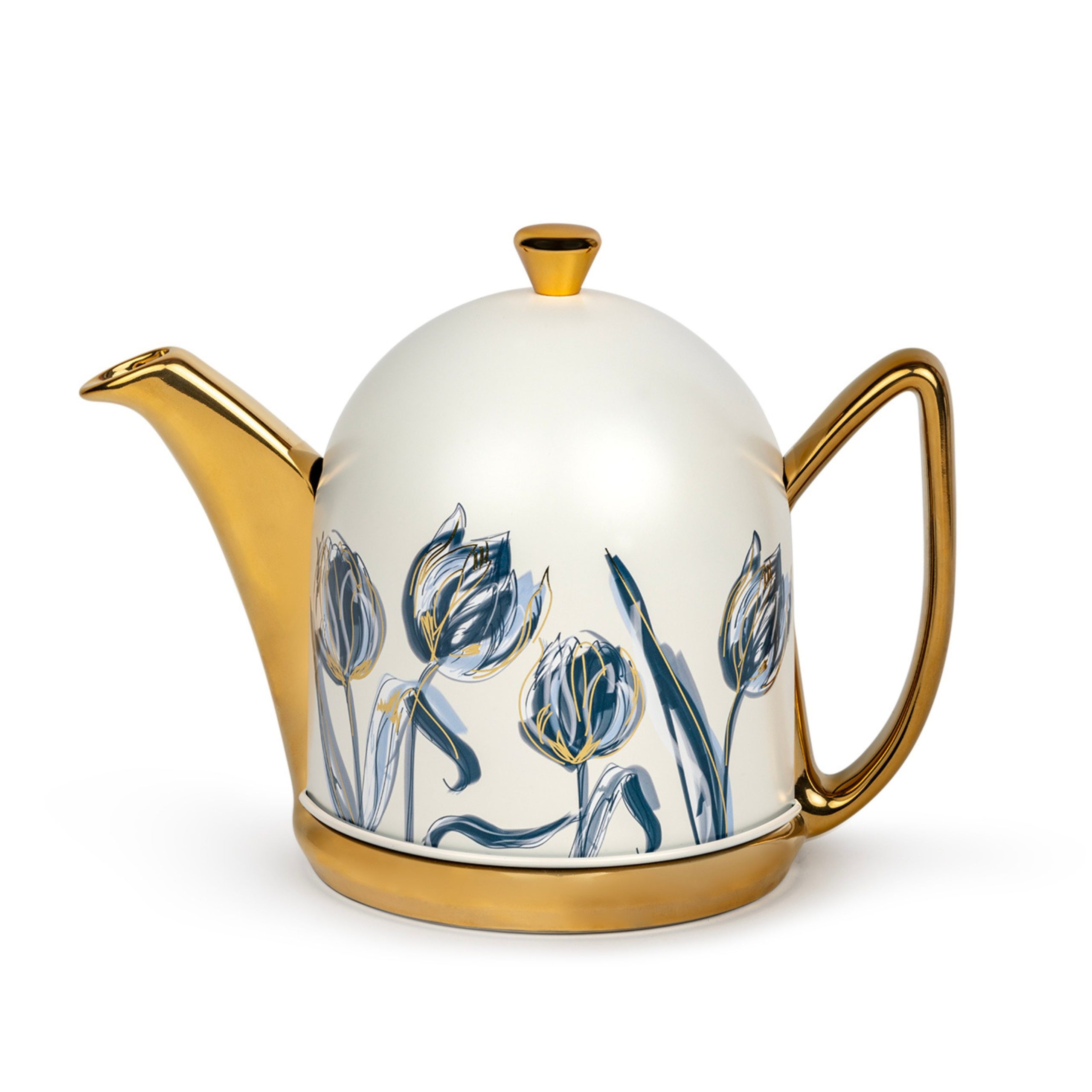 Bredemeijer - Theepot jubileum Cosy Manto 1,0L goud/tulp - Limited Edi